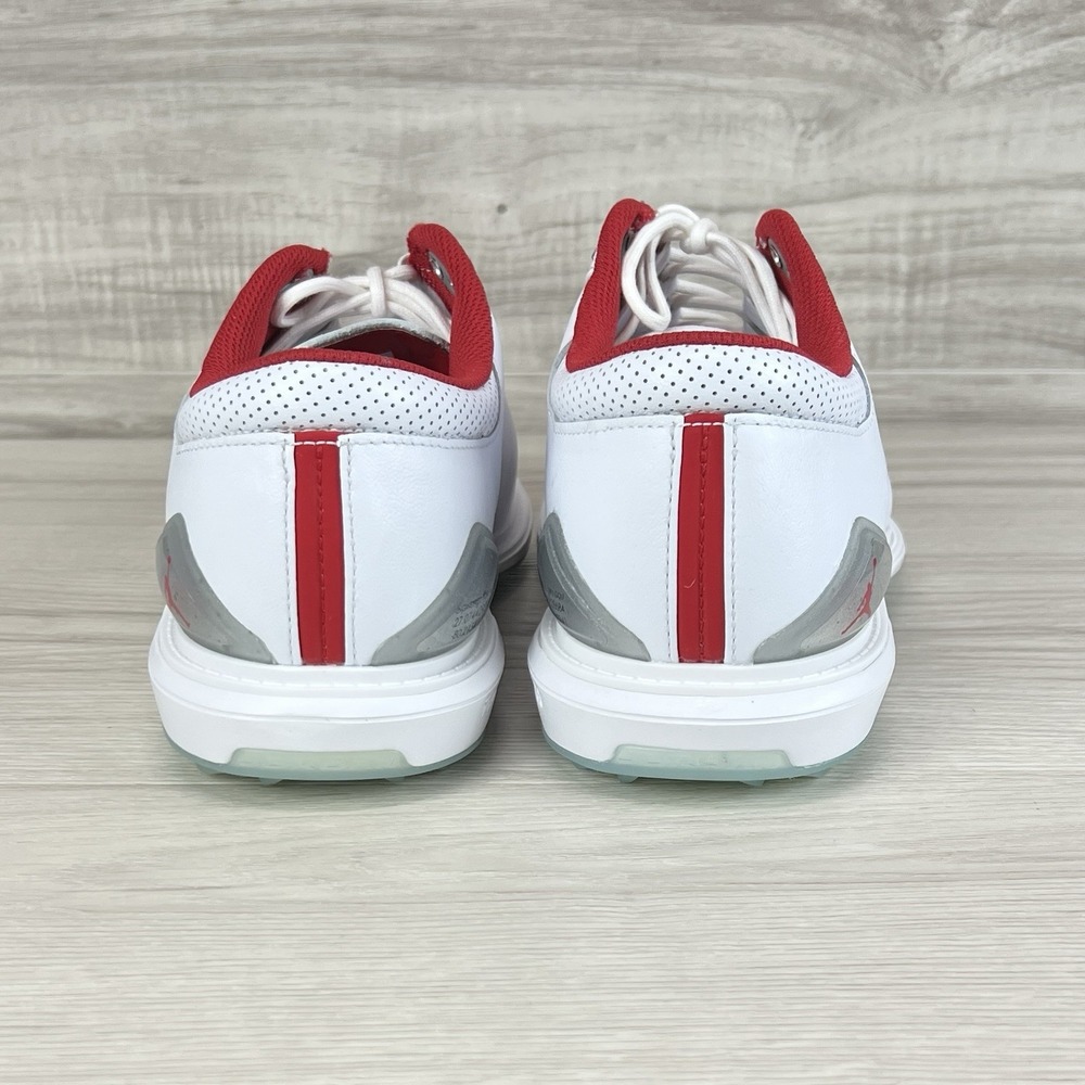Nike Air Jordan ADG 5 White Fire Red Metallic Silver nby Men's Sz 10 FQ7874-101 - Picture 4 of 9